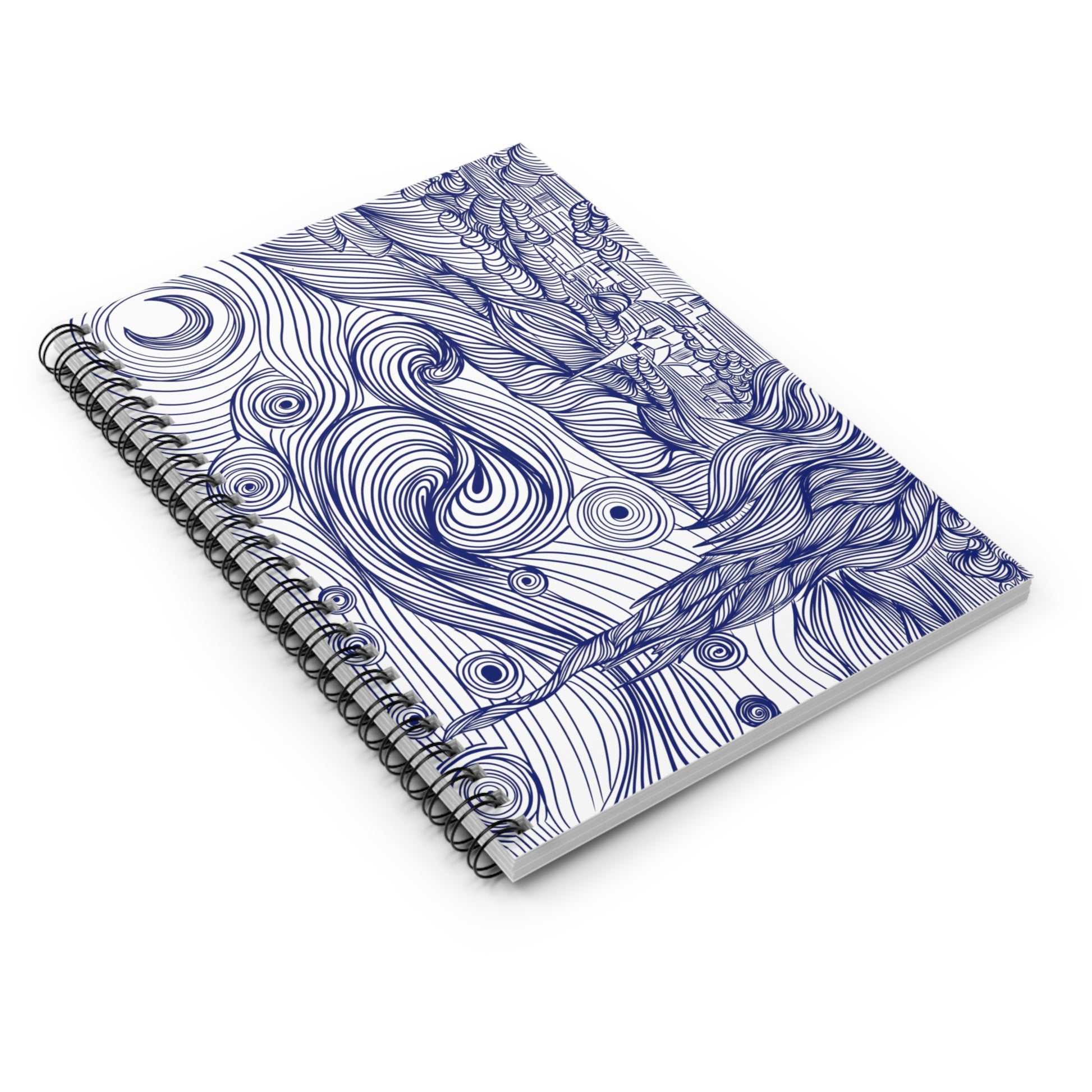 Starry Night Spiral Notebook || AZURE - Azure Art Shop