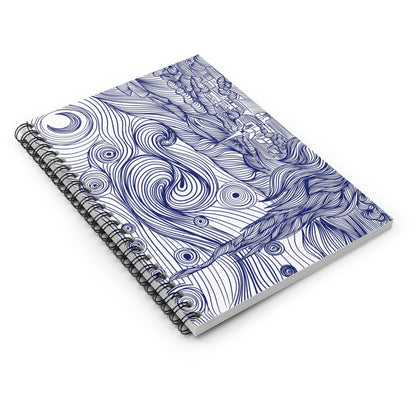 Starry Night Spiral Notebook || AZURE - Azure Art Shop