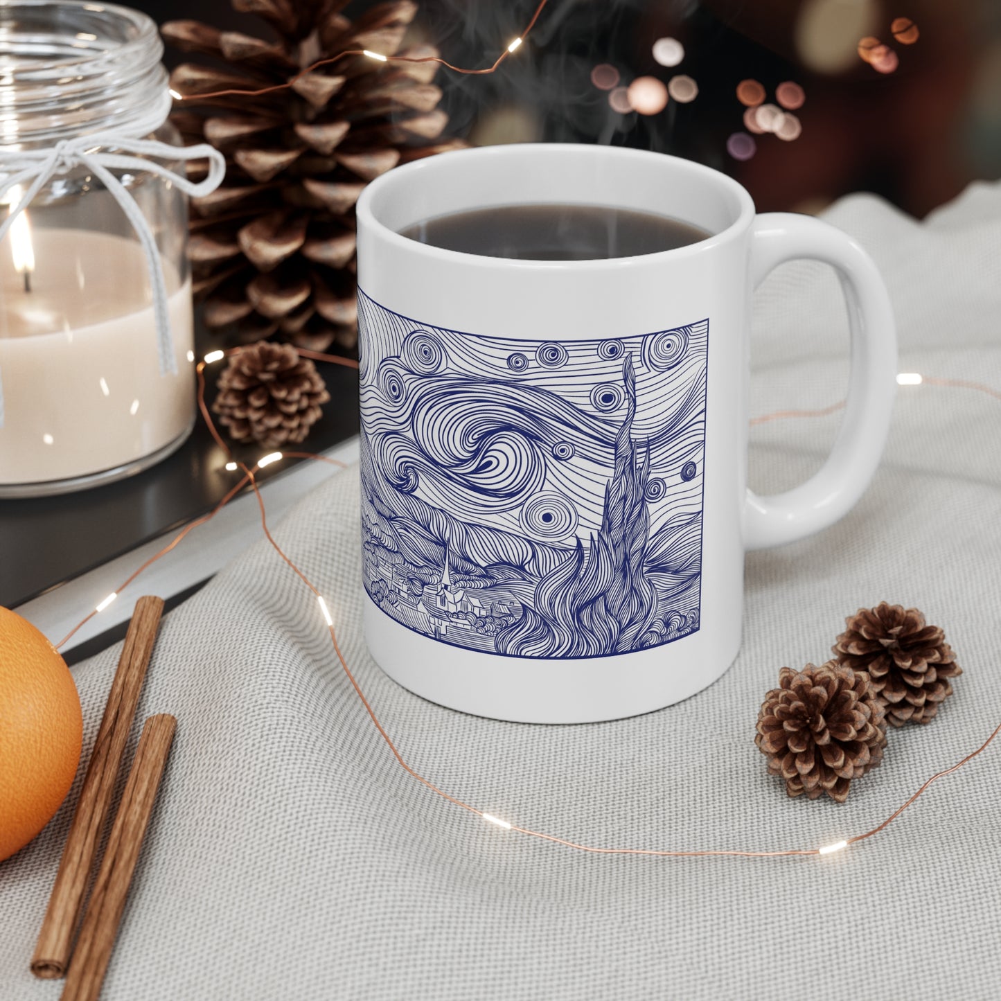 Starry Night Mug 11oz || AZURE - Azure Art Shop