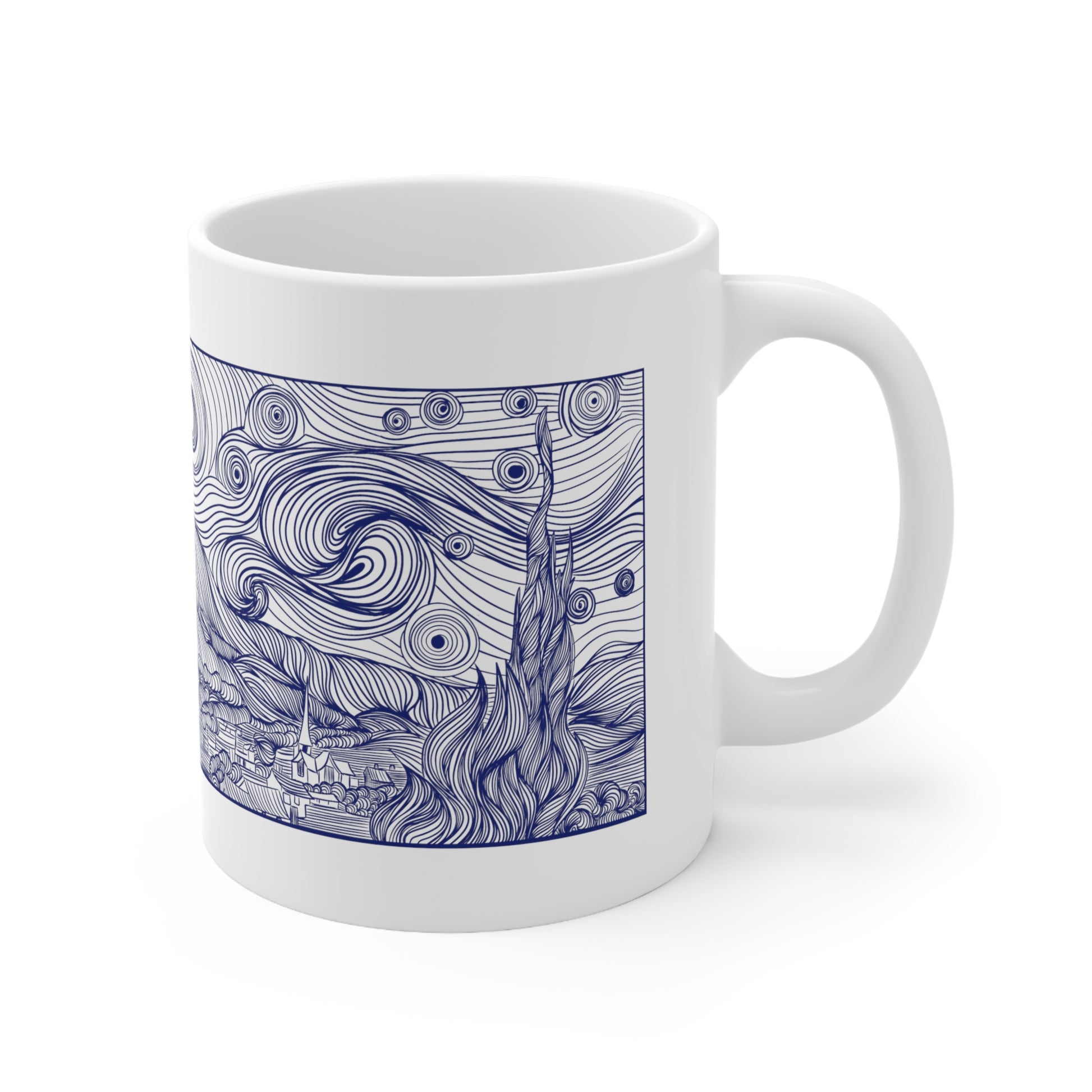 Starry Night Mug 11oz || AZURE - Azure Art Shop