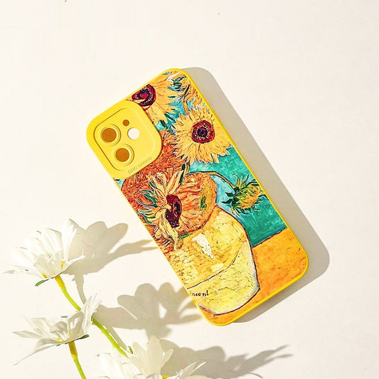 Van Gogh Sunflower Phone Case Silicone Phone Case - Azure Art Shop