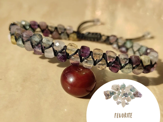 Handcrafted Fluorite Stone Bracelet