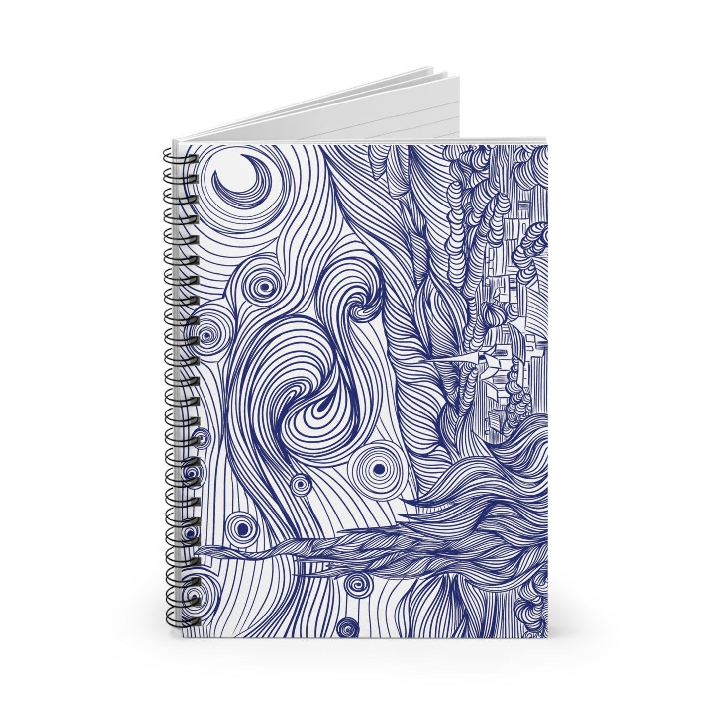 Starry Night Spiral Notebook || AZURE - Azure Art Shop