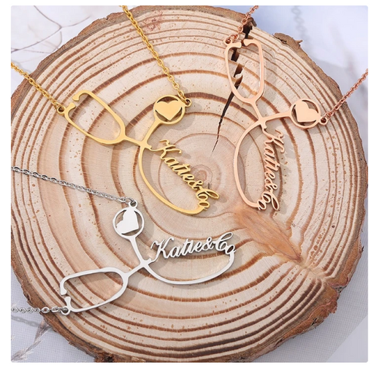 Customized name Nurse Necklace for Women Jewelry Gift