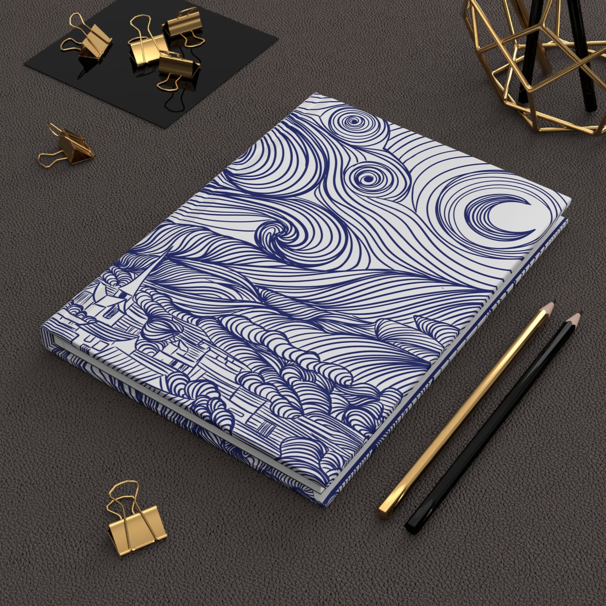 The Starry Night Hardcover Notebook || AZURE - Azure Art Shop