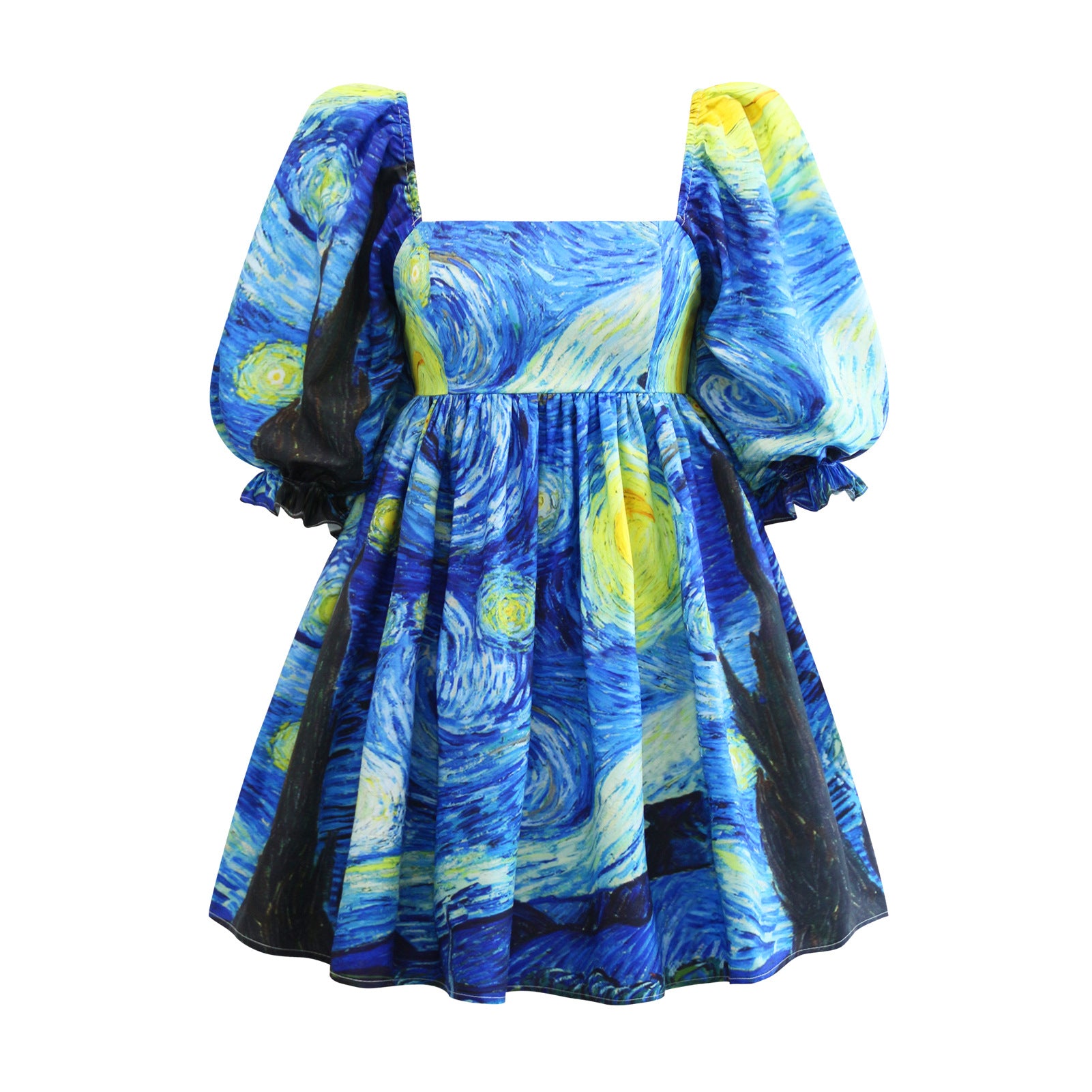 Van Gogh Sunflower & Starry night Dresses - Azure Art Shop